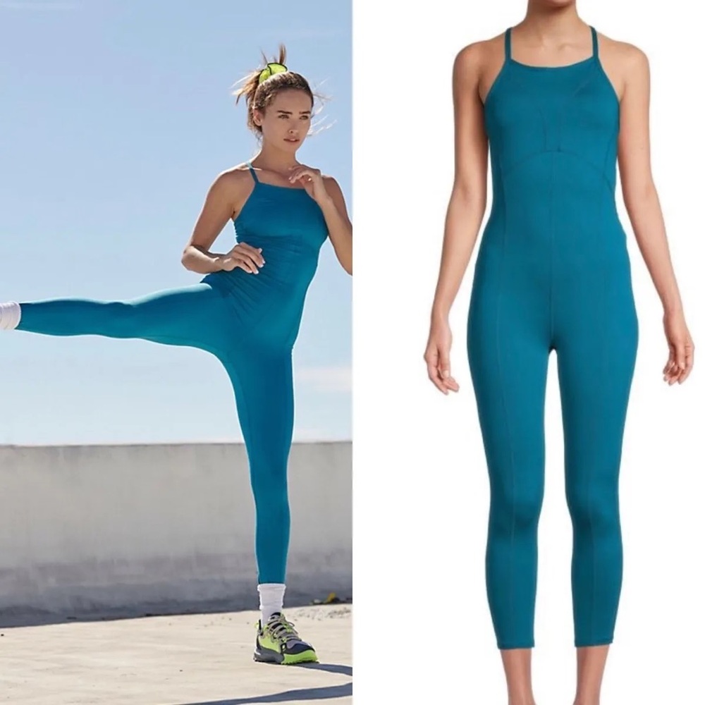 🌟 NWT Free People Side to Side Performance Onesie 🌟 Size SM